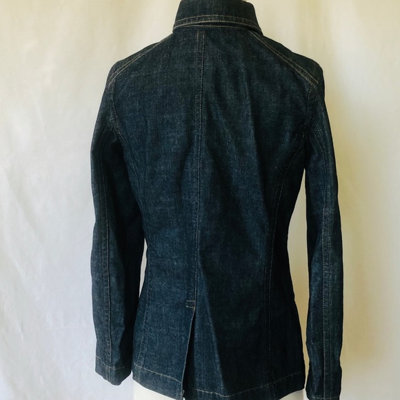 Gap Dark Wash Denim Double Breasted Peacoat - Picture 8 of 8